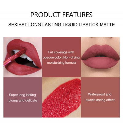 6 Colors/Set Fashion Lip Gloss Sets