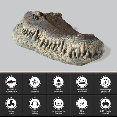 Crocodile Head Remote Control  Boat