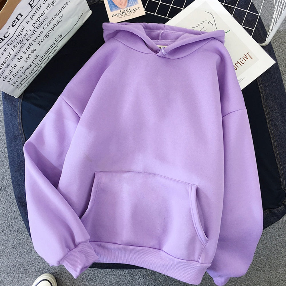 Basic Sweatshirt Casual Long